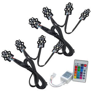 Nissan Titan Headlight DRL Upgrade Kit - ORACLE Lighting - ColorSHIFT w/ Simple Controller - RGB+W - `21-`22